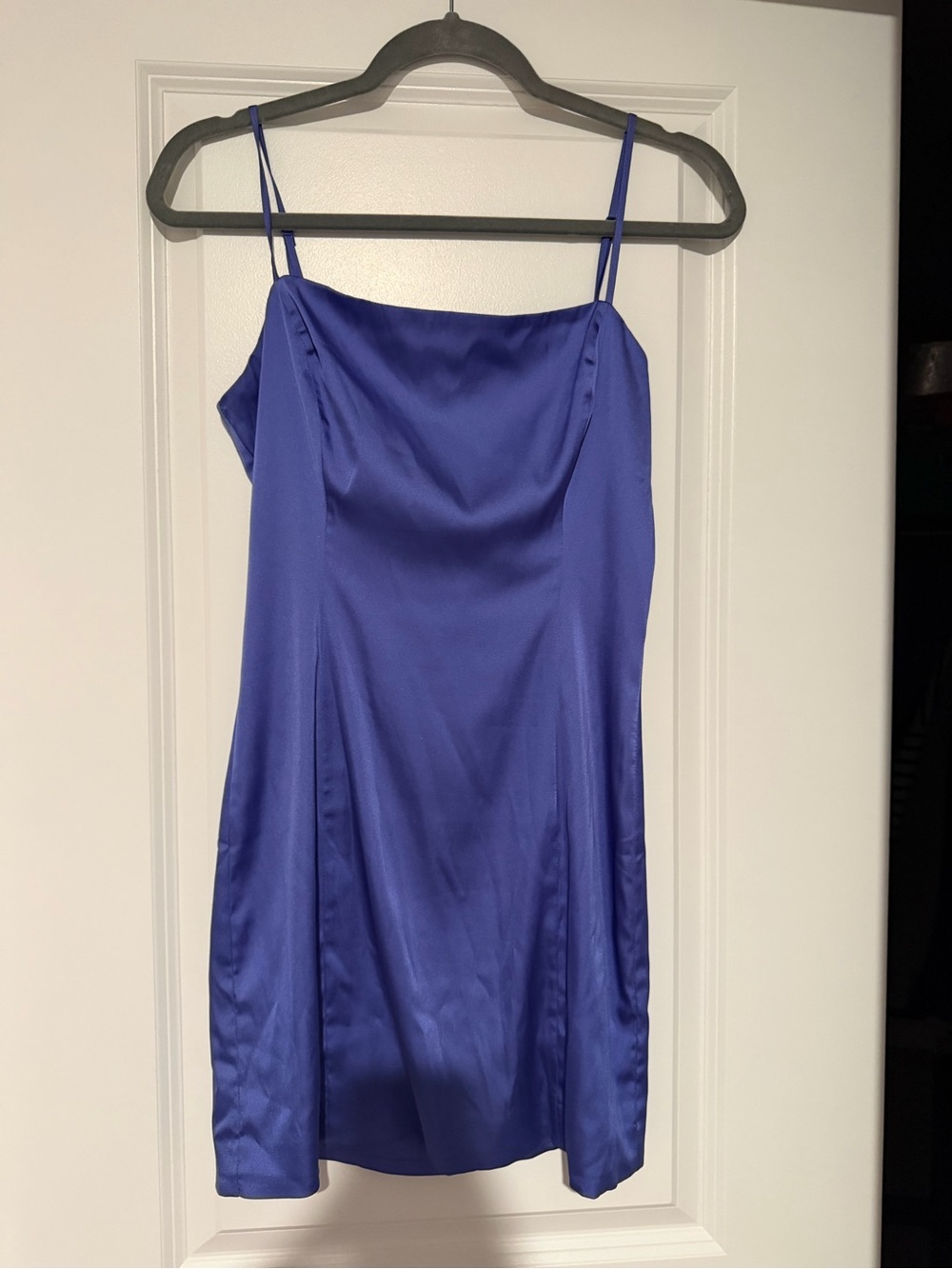 Sunday Best Satin Slip - Cobalt Blue